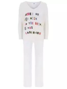 Костюм кашемировый с принтом