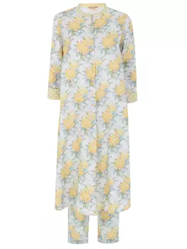 Костюм льняной с принтом