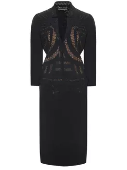 Костюм с вышивкой ALBERTA FERRETTI