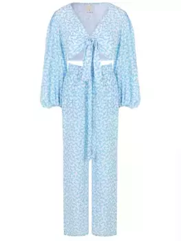 Костюм шелковый