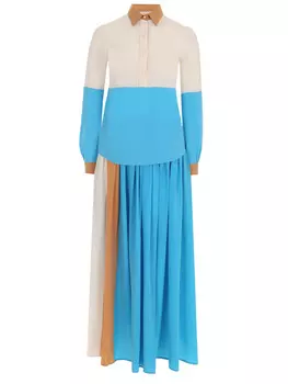 Костюм шелковый блуза и юбка SAN ANDRES