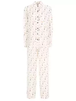 Костюм шелковый с принтом MUSE ME