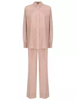 Костюм шелковый с принтом