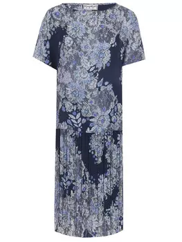 Костюм шелковый с принтом GIORGIO GRATI