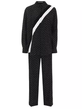 Костюм шелковый с принтом STELLA MCCARTNEY