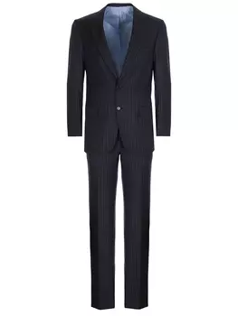 Костюм шерстяной в полоску BRIONI