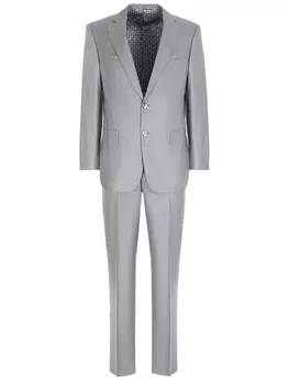 Костюм шерстяной в полоску ZILLI