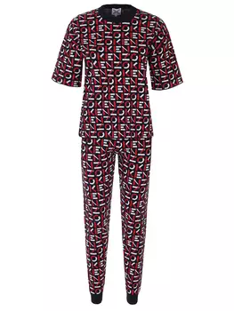 Костюм трикотажный с принтом KENZO