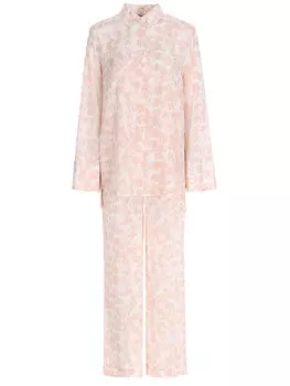 Костюм-тройка шелковый с принтом ANNECLAIRE