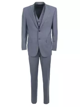 Костюм-тройка шерстяной CANALI