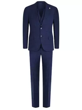 Костюм-тройка шерстяной LUIGI BIANCHI MANTOVA