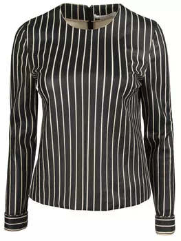 Кожаная блуза