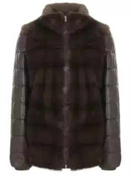 Кожаная куртка и меховой жилет LORO PIANA