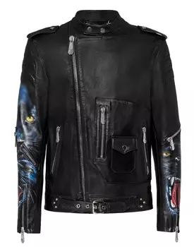 Кожаная куртка PHILIPP PLEIN