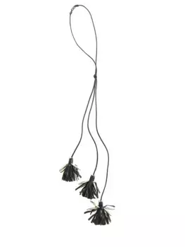 Кожаное ожерелье с кисточками DOROTHEE SCHUMACHER