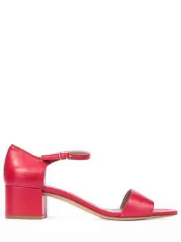 Кожаные босоножки