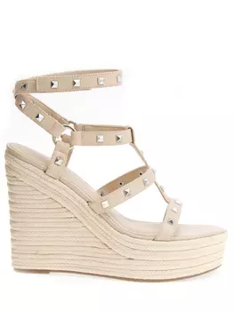 Кожаные босоножки