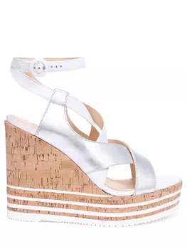 Кожаные босоножки HOGAN