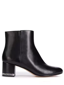 Кожаные ботильоны