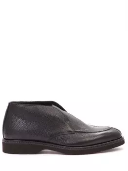 Кожаные ботинки на меху