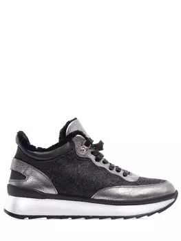 Кожаные кроссовки