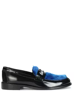 Кожаные лоферы с декором