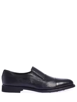 Кожаные лоферы с мехом