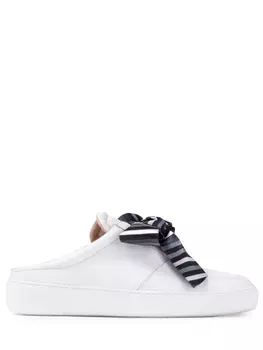 Кожаные мюли с декором