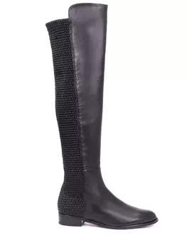 Кожаные сапоги