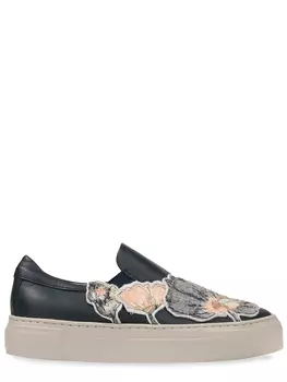 Кожаные слипоны