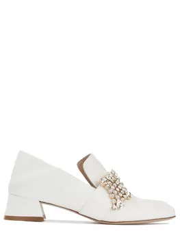 Кожаные туфли с декором