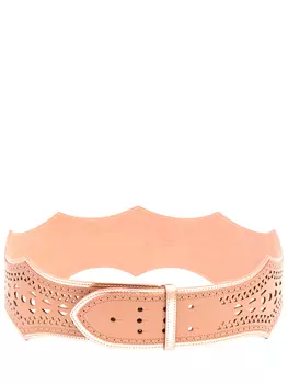 Кожаный пояс с перфорацией