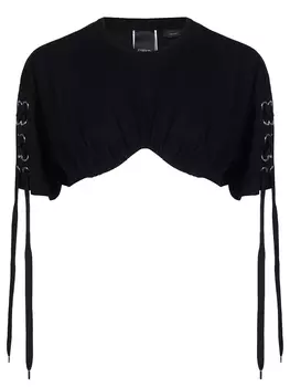 Кроп-топ хлопковый PINKO