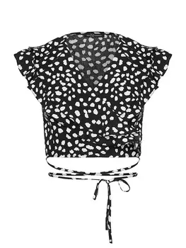 Кроп-топ из вискозы DAN MARALEX