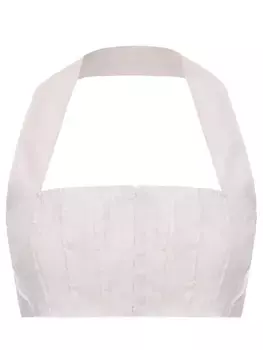 Кроп-топ льняной