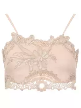 Кроп-топ с кружевом