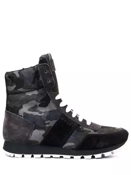 Кроссовки комбинированные PRADA