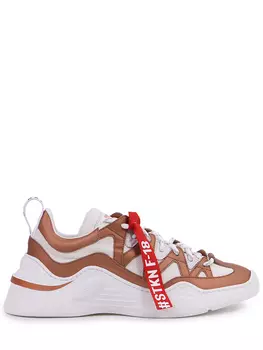 Кроссовки кожаные