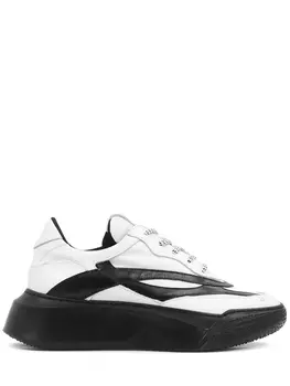 Кроссовки кожаные