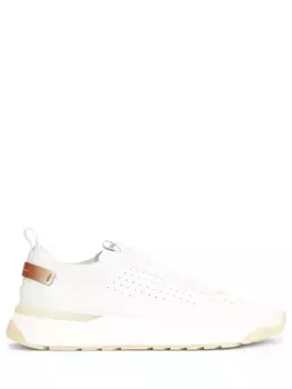 Кроссовки кожаные