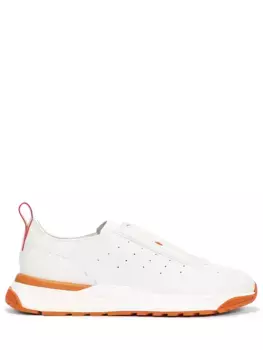 Кроссовки кожаные