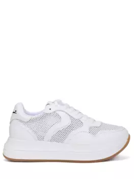 Кроссовки кожаные