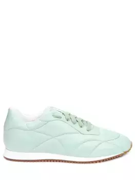 Кроссовки кожаные