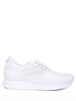 Кроссовки с кожей крокодила