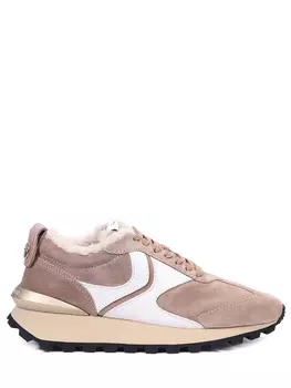 Кроссовки замшевые на меху