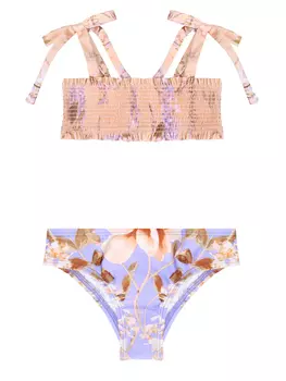 Купальник раздельный с принтом