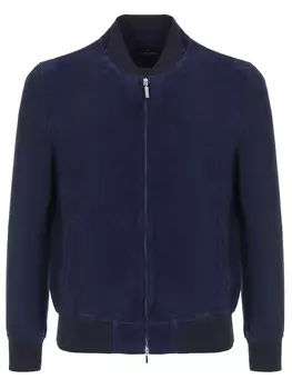 Куртка-бомбер комбинированная