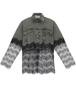 Куртка джинсовая с кружевом