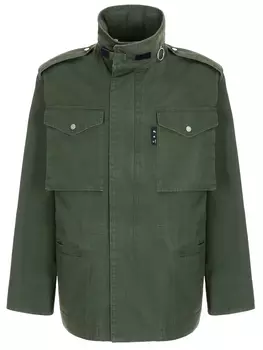 Куртка хлопковая с принтом OFF-WHITE