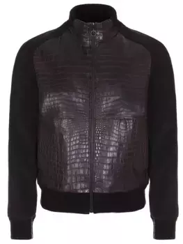 Куртка из кожи крокодила